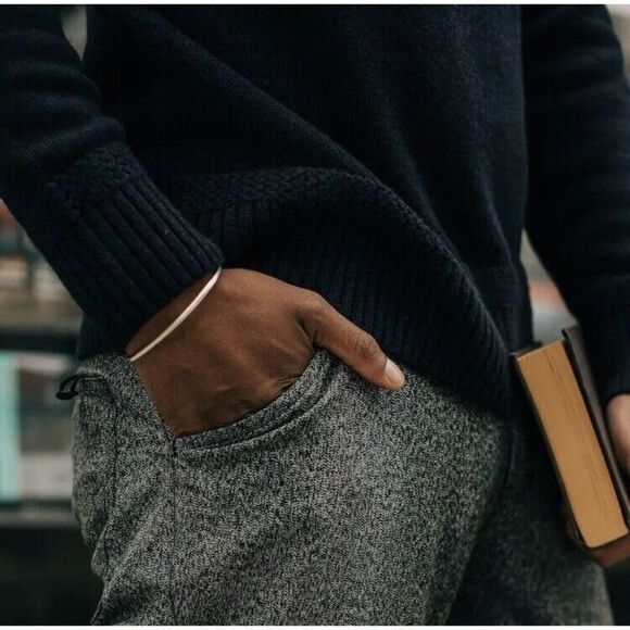 Taylor Stitch Ventana Sweater In Navy Merino Wool XS 36 Unisex NWT - Picture 11 of 15